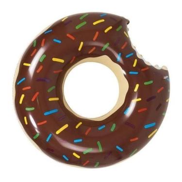 Imagem de Boia inflável circular donuts - 60cm - Bebê Dorminhoco, Chocolate