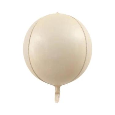 Imagem de Balões Redondos Dourados 4D De 22 Polegadas Verde E Roxo Com Franjas, 