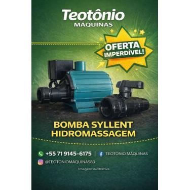 Imagem de Bomba hidromassagem syllent + torneira