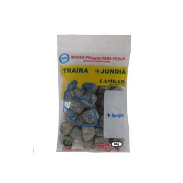 Imagem de Kit 5 Massa Pronta Jundiá Sangue 80g Pesca Lambari