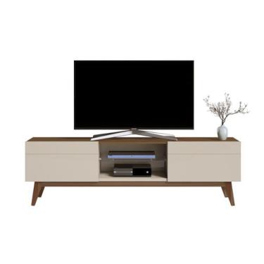 Imagem de Rack Bancada Smart Estante Home Sala De Estar Tv 65 Polegadas 2 Gaveta