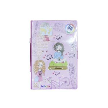 Imagem de Estojo escolar 86 pecas estampa fashion - Union Oceano, TRAVEL