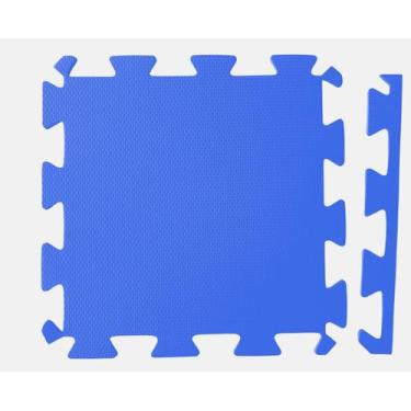 Imagem de Tatame Eva 10mm 50x50 - Tapete infantil emborrachado - Ams Eva, Azul r