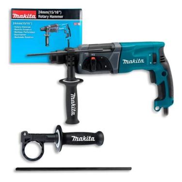 Imagem de Martelete Combinado Hr2470x18 24mm Makita 800w Profissional 127v, 110V