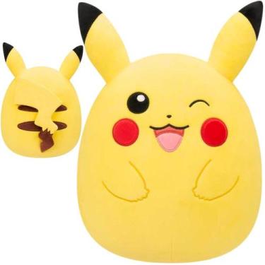 Imagem de Pelúcia Squishmallows Pokémon Pikachu 35 cm - Sunny