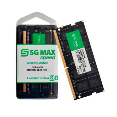 Imagem de Memoria Notebook 8Gb Ddr4 3200 CL22 1.2V SODDIM SGM8GL3200CL22NB SGMAX
