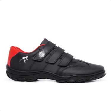 Imagem de tenis sapatilha ciclista sem clip unissex pedal - mashoes, Preto, Verm