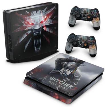 Porta jogos para PS3/PS4/Xbox One - The Witcher 3 (Preta)