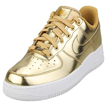 Imagem de Nike Tênis feminino Air Force 1 '07, Branco, dourado, 35