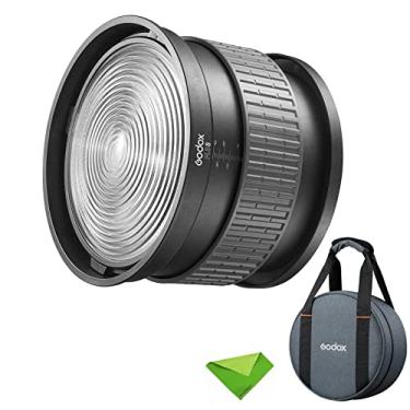 Imagem de Godox FLS8 Fresnel Lente com suporte Bowens para Godox SL60W VL150 SL150II SZ150R SL200II SZ200BI Foco para luzes LED Aputure e outras luzes contínuas com suporte Bowens (ângulo 10-40°)