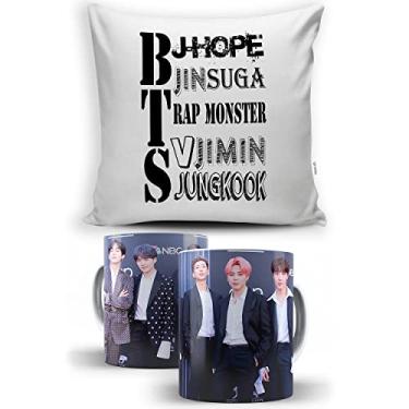 Imagem de KIT Almofada + Caneca BTS Nomes e Integrantes