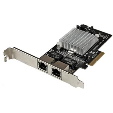 Imagem de StarTech.com Placa de rede PCIe de 2 portas - porta RJ45 - chipset Intel i350 - placa de rede Ethernet para servidor/desktop - placa de rede Gigabit dupla (ST2000SPEXI)