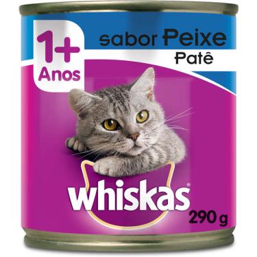 Imagem de Ração Whiskas Lata Patê de Peixe - 290 g