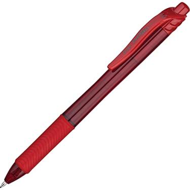 Imagem de Pentel Canetas Rollergel Retráteis Energel, Bold Vermelho