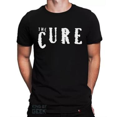 Imagem de Camiseta The Cure Banda Rock Gótico Dark Clássico Anos 80 Tamanho:P;Cor:Preto