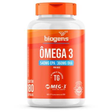 Imagem de Ômega 3 TG, triglicerídeos, 540MG EPA | 360MG DHA, Selo MEG-3®, Biogens (180 cápsulas)