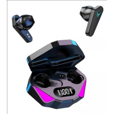 Imagem de HPPZDQ X15 Fone de Ouvido Sem Fio TWS Bluetooth Preto Auricular Controle de Toque Gamer - Com LED, Comandos Touch, Cancelamento de Ruído, Microfone, Longa Bateria, Carga por Indução, Case