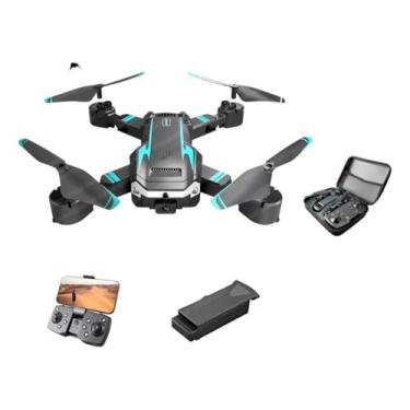 Imagem de Mini Drone Semi Profissional Câmera 4K Hd Vídeo Controle Remoto 5G Wifi (Azul e Preto)