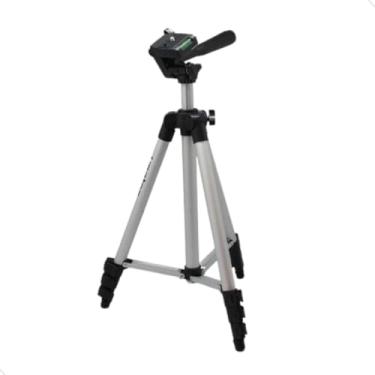 Imagem de Tripé Câmera Profissional Alumínio 3 Seções Portátil Altura 1,00 Mts Mundo Compras