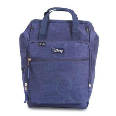 Imagem de Mochila Maternidade Disney Mickey Mouse Com Trocador - Dermiwil, Azul