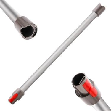 Imagem de Qygba Tubo de varinha de substituição para peças de vácuo Dyson Stick V15 V11 V10 V8 V7, peças de substituição de vácuo de extensão, 72 cm (prata)