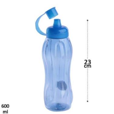 Imagem de Garrafa de Plástico 600ml Squeeze Believe - PLASDURAN