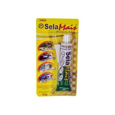 Imagem de Bisnaga Cinza Sela Mais Cola Adere Veda Sela 50 G