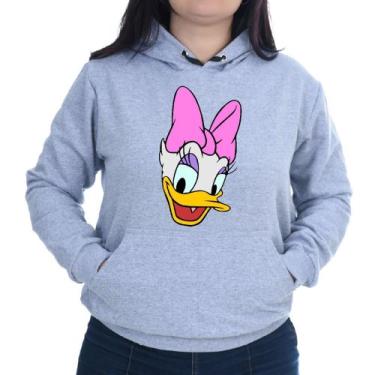 Imagem de Blusa Moletom Flanelado Feminino Margarida Patolino - Elite, Cinza, GG