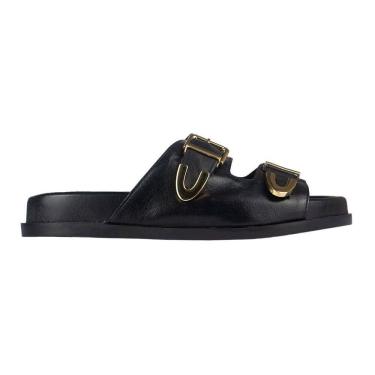 Imagem de Sandália Arezzo Papete Flat Form Detalhe Metal