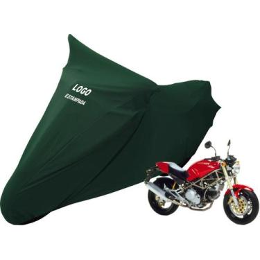 Imagem de Capa De Cobrir Moto Ducati Monster 900CC Luxo - Mz, Verde