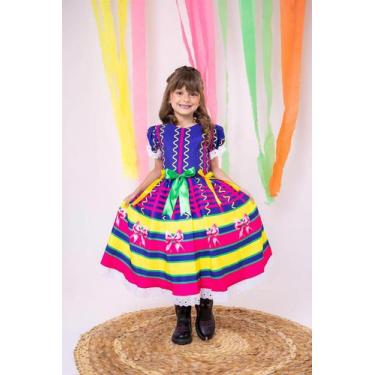 Imagem de Vestido Marie Junino Luxo Arraiá da Farra, 4, Lucky point