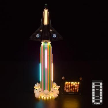 Imagem de LightGo Kit De Iluminação Led Projetado Para A Nave Espacial Lego 10391 Over The Moon - Não Inclui Modelo (Versão Remota)