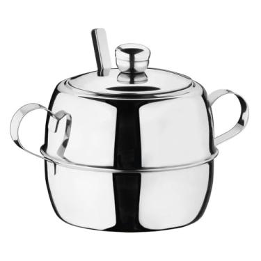 Imagem de Açucareiro Inox 500 grs com Colher Zanella