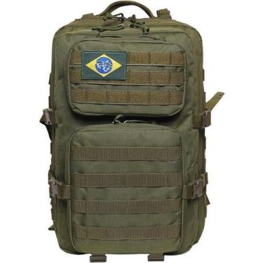 Imagem de Mochila Bpu20961 30x30x48cm 2 Divisões Bolsos Canetas - Rio De Ouro