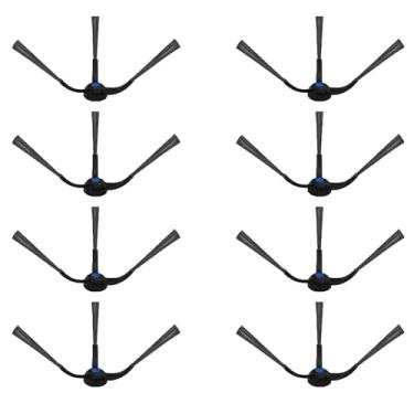 Imagem de Frexusuent Escova lateral para Ecovacs Deebot T50 Pro Omni, X8 Pro Omni Robot Aspirador, T50 Pro Omni Replacement, para Ecovacs Deebot X8 Pro Omni Accessorie 4 pares de escovas laterais 8 peças