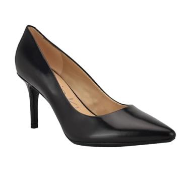 Imagem de Calvin Klein Sapato feminino Gayle, Couro preto 001, 9 Wide