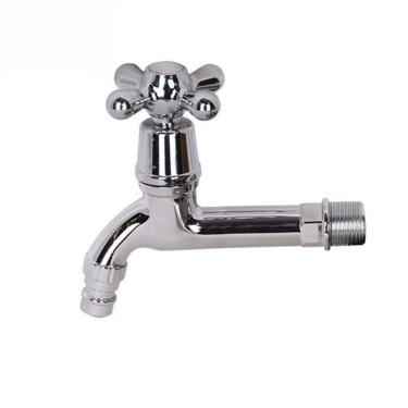 Imagem de Torneira Longa Pia Tanque Banheiro Pvc Cromada 1/2''