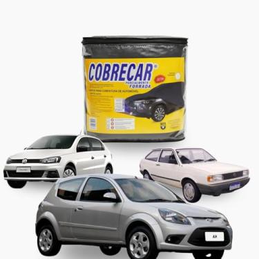 Imagem de Tamanho P Capa Para Cobrir Carro Impermeável Forrada Anti-uv À prova d'água Resistente e Reflexiva Proteção - Gol G7 Gol G8 Ford Ka Palio