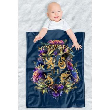 Imagem de Cobertor de bebê LOGOVISION Harry Potter Hogwarts 75x100cm