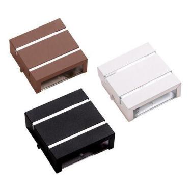 Imagem de Kit 9 Arandelas 2 Foco 2 Friso Externa Parede Muro Ar1112 - IDEALLUME,