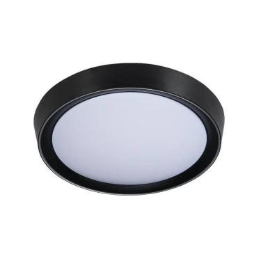 Imagem de Plafon Moderno Sobrepor Meny 40Cm Led 3000K Nordecor Preto