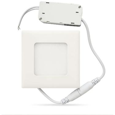 Imagem de Plafon Painel de led quadrado 9cm Bivolt  3W 6500k