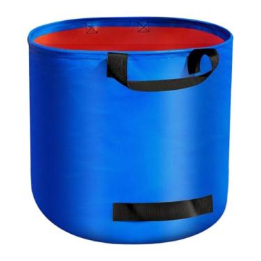 Imagem de predolo Saco de Folhas, Saco de Lixo de Jardim, Saco de Folhas, Recipiente de Grama com Alças para Restos de Gramado, Aparas de Grama, Reciclagem de Jardinage, 60l