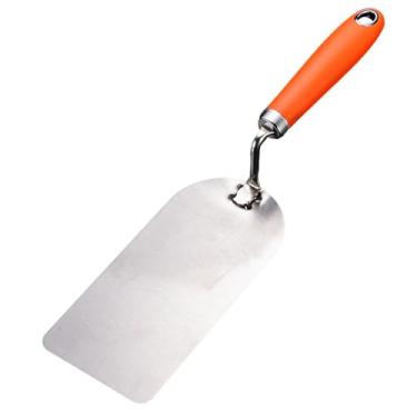 Imagem de Gralara Desempenadeira de gesso, desempenadeira de gesso leve, antiderrapante, com cabo para concreto, ferramenta de raspagem de parede e, Quadrado