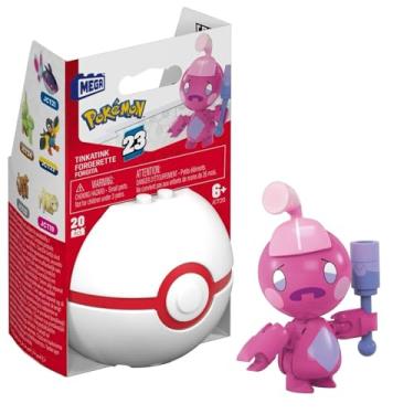 Imagem de Pokemon Buildable Tinkatink Pokeball Figure by MEGA