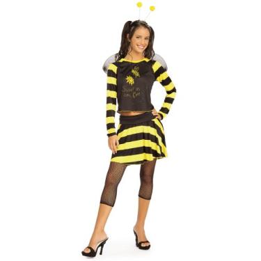 Imagem de Rubie's Fantasia de Halloween "Sweet Bee" para adolescentes, preto/amarelo, PP