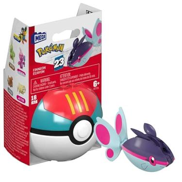 Imagem de Pokemon Construction Toy Figure, Collectible Pokebola, Finneon by MEGA