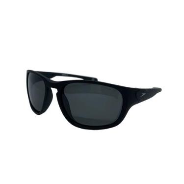 Imagem de Óculos Solar Speedo Float 16 A11 Preto Fosco Lente Cinza Polarizada, P