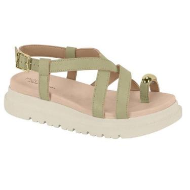 Imagem de Sandalia modare flatform tiras ref 7200.107.21736 feminino, 38, Verde