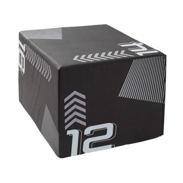 Imagem de Fenteer Caixa de exercícios de salto pliométrico, equipamento de salto, caixa de step para condicionamento físico, Style C